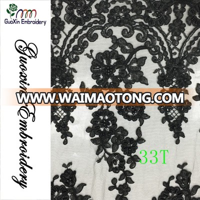 Wholesale Price Embroidery French Lace African Wedding Sequin Dress Lace Fabric